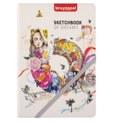 BRUYNZEEL Creatives schets/notitiesboek - A5 140g/m2 - 80 vellen