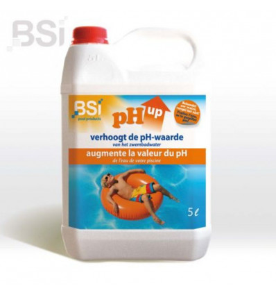BSI PH up liquid - 5L verhoogt de ph waarde van het zwembadwater