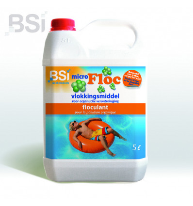 BSI Micro floc - 5L vloeibare flocculant voor organische verontreiniging