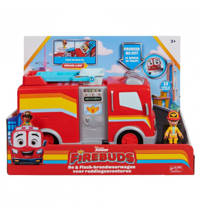 FIREBUDS - Interactieve brandweerwagen Bo & Flash