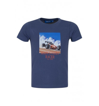 SOMEONE B T-shirt MARTIN - blauw grijs - 98