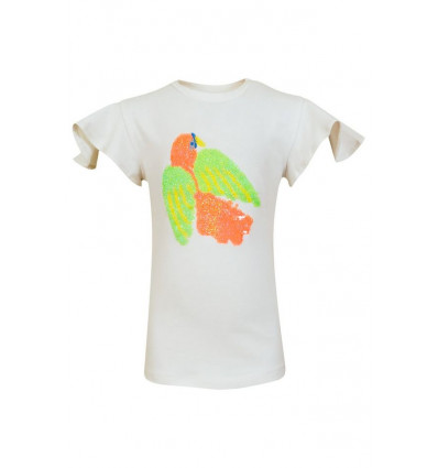 SOMEONE G T-shirt SHANNA - ecru m/print- 122