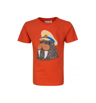 MINI REBELS B T-shirt ROB- bright orange- 128