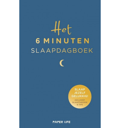 Het 6 minuten dagboek - Slaapdagboek - Dominik Spenst