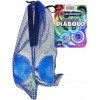 ACROBAT Diabolo rubber l. blauw met alum handsticks