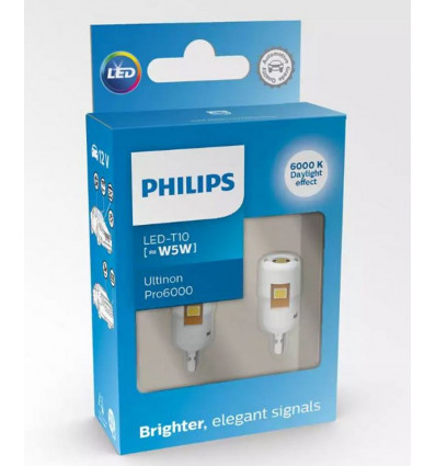 PHILIPS Ultinon Pro6000 signaallamp LED- 5W5 T10