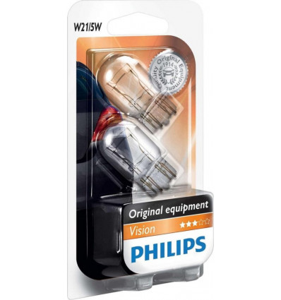 PHILIPS Originals autolamp W21/5W 12V - 2st.