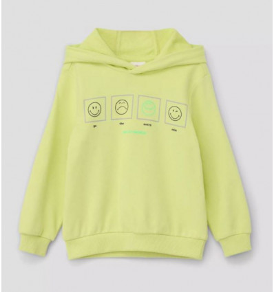 S. OLIVER B Sweater hoodie - limegroen - 104/110