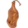 Serveerplank olijfhout rustiek met hand-vat - 30/35cm