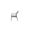 DIDO dining fauteuil - carbon black/ rope black/ mystic grey tuinstoel