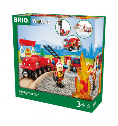 BRIO Rescue firefighter - set 63381500