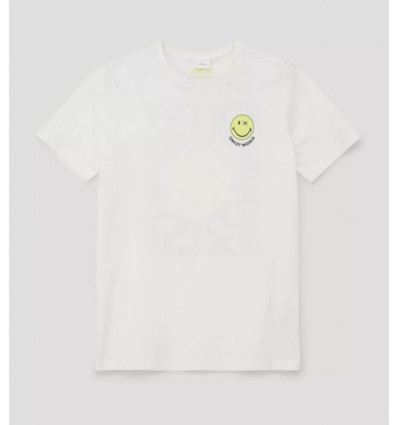 S. OLIVER B T-shirt smiley - wit - M