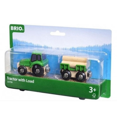 BRIO Tractor met aanhanger 63379900