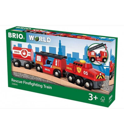 BRIO Trein van de brandweer 63384400