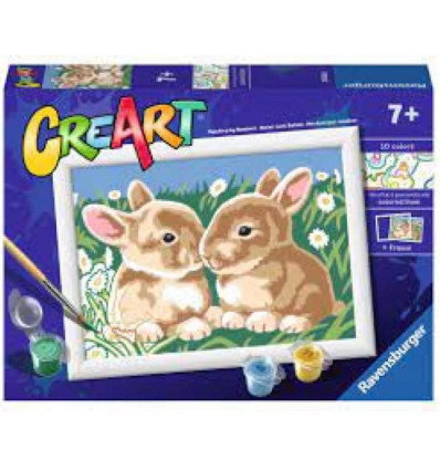 CREART Schilderen - Fluffy bunnies