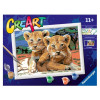 CREART Schilderen - Little lion cubs