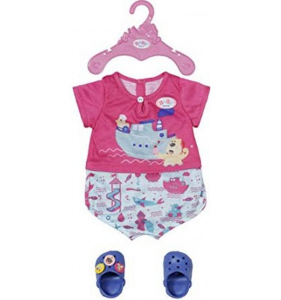 ZAPF Baby Born - Pyjama m/ schoentjes vr pop 43cm