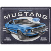 Tin sign 30x40cm Mustang - 1969 mach 1 blue