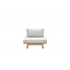 LUNAR Lounge fauteuil- acacia white wash rope sand- sahara sand