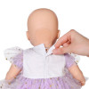 BABY ANNABELLE tutu dress - 43cm - lilac met sterren