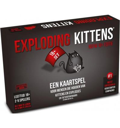 ASMODEE Spel - Exploding kittens 18+ TU UC 191295