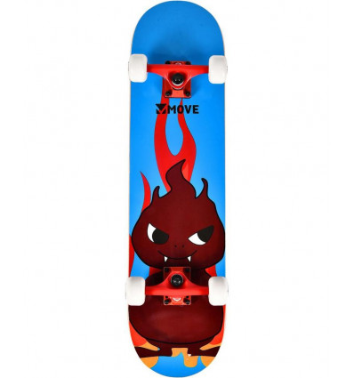 MOVE Skateboard 31"- fire blue