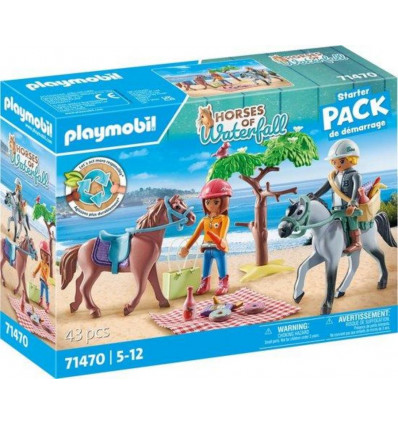 PLAYMOBIL Horses - Paardrijden naar het strand met Amelia en Ben