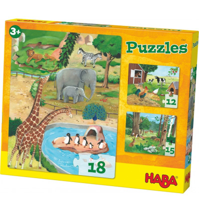 HABA Puzzel - dieren 004960