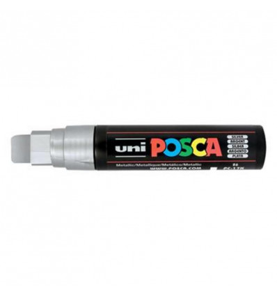 POSCA Stift XL punt 15mm - zilver