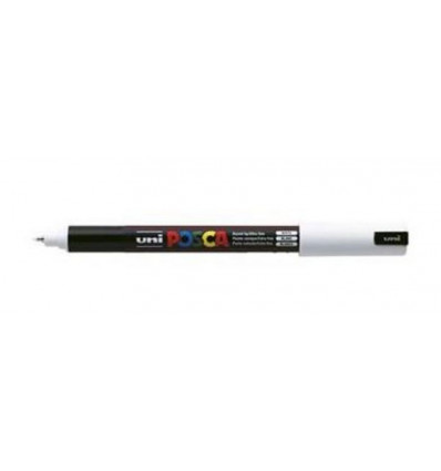 POSCA Stift extra fijn 0.7mm - wit (gekalibreerde punt)