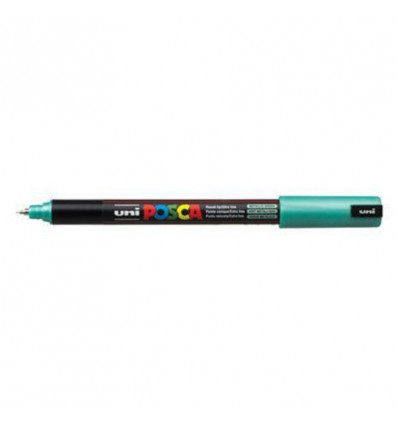 POSCA Stift extra fijn 0.7mm - metallic groen (gekalibreerde punt)