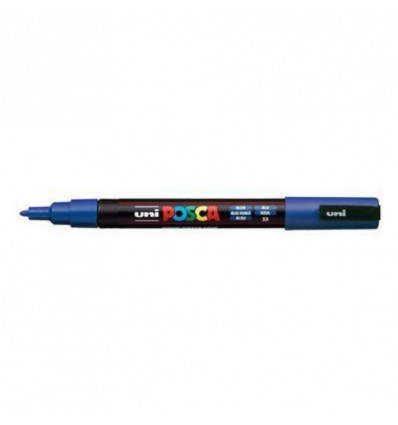 POSCA Stift fijn 0.9/1.3mm- donker blauw ( conische punt)