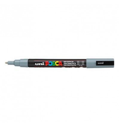 POSCA Stift fijn 0.9/1.3mm - grijs ( conische punt)
