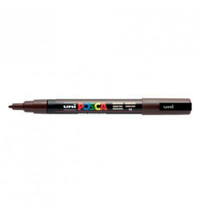 POSCA Stift fijn 0.9/1.3mm- donker bruin ( conische punt)