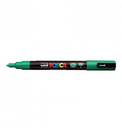POSCA Stift fijn 0.9/1.3mm - donk. groen ( conische punt)