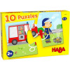 HABA 10 puzzels - Hulpvoertuigen 306802