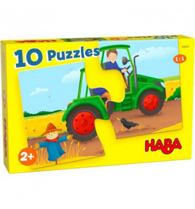 HABA 10 puzzels - Op de boederij 306800