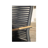 AMORA dining stoel - alu rope teak donker grijs tuinstoel 10096950