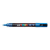 POSCA Stift fijn 0.9/1.3mm - donk. blauw glitter ( conische punt)