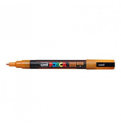 POSCA Stift fijn 0.9/1.3mm - oranje glitter ( conische punt)