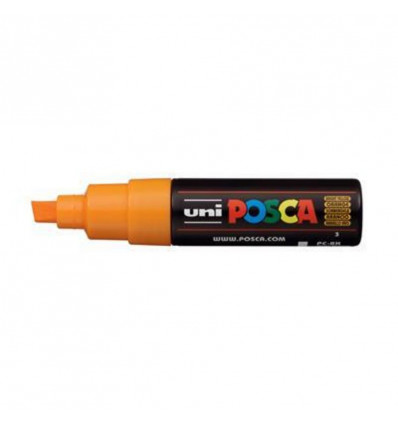 POSCA Stift brede schuine punt 8.0mm - oranje