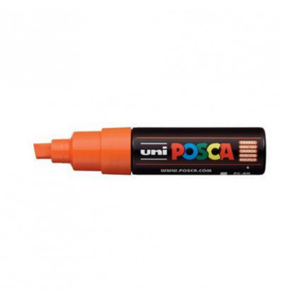POSCA Stift brede schuine punt 8.0mm - donker oranje