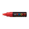 POSCA Stift brede schuine punt 8.0mm - rood fluo