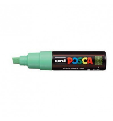 POSCA Stift brede schuine punt 8.0mm - licht groen
