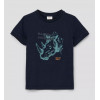 S. OLIVER B T-shirt dino print - navy - 92/98