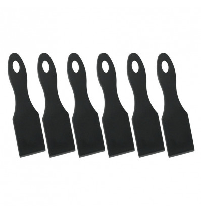 METALTEX Easy - Spatels raclette 6stuks zwart nylon