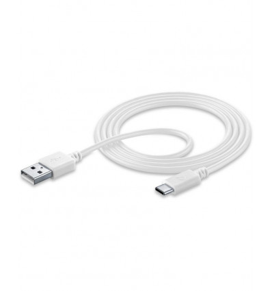 USB kabel usb a to usb c 1.2m - wit
