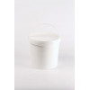 Emmer 10.8L wit met deksel PB (416) geschikt voor voedingsmiddelen