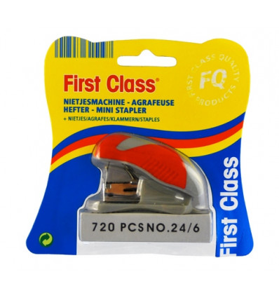 FIRST CLASS Nietmachine mini 24/6 + nietjes