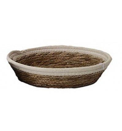Schaal - small 25cm - natural/ wit